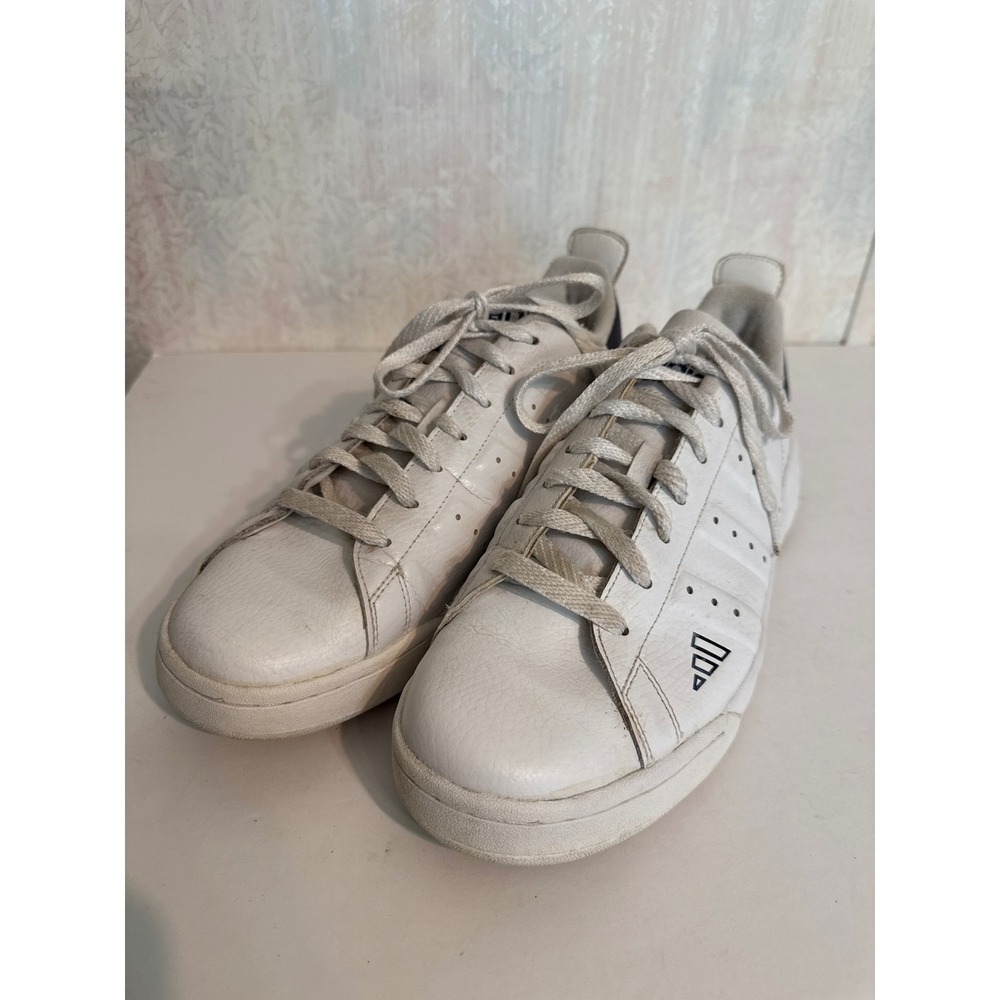Adidas Stan Smith White Navy Leather Sneakers Mens 10 ART 659910 Low Top Shoes